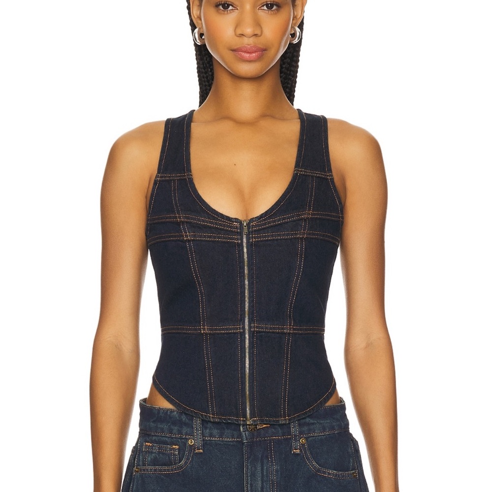 Lioness Top in Indigo
